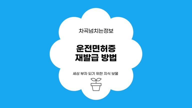 운전면허증 재발급 방법, 온라인, 경찰서, 운전면허시험장 3곳 중 최고는?