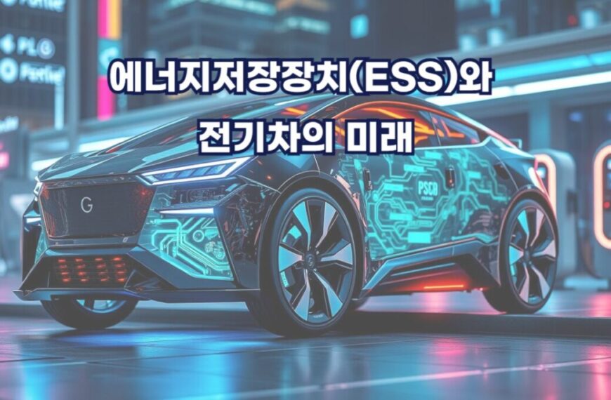 에너지저장장치(ESS)와 전기차의 미래 핵심 요약 5가지