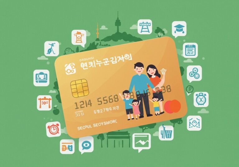 서울 다둥이행복카드는 다자녀 가정에게 실질적인 도움을 주는 멋진 혜택이에요
