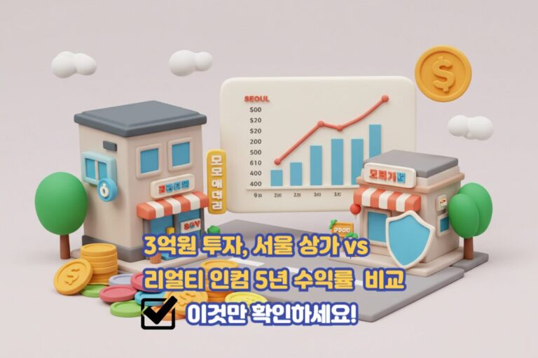서울 상가 vs 리얼티 인컴