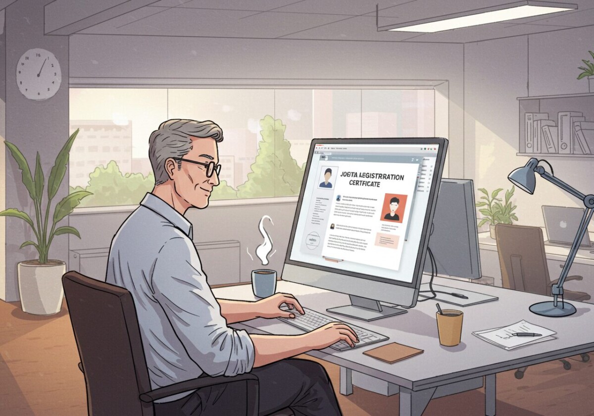 구직등록확인증
