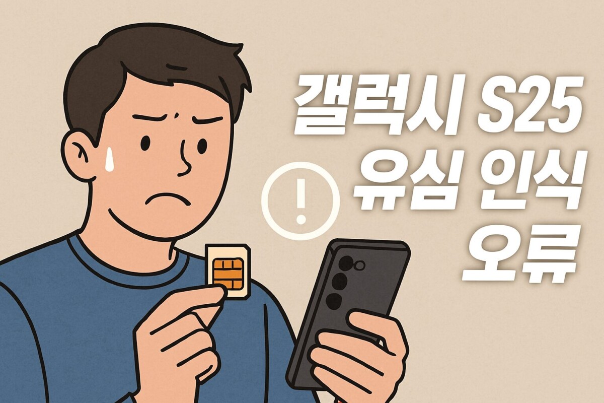 갤럭시 S25 유심 인식 오류, 왜 발생할까? 5가지 원인과 초간단 해결법!