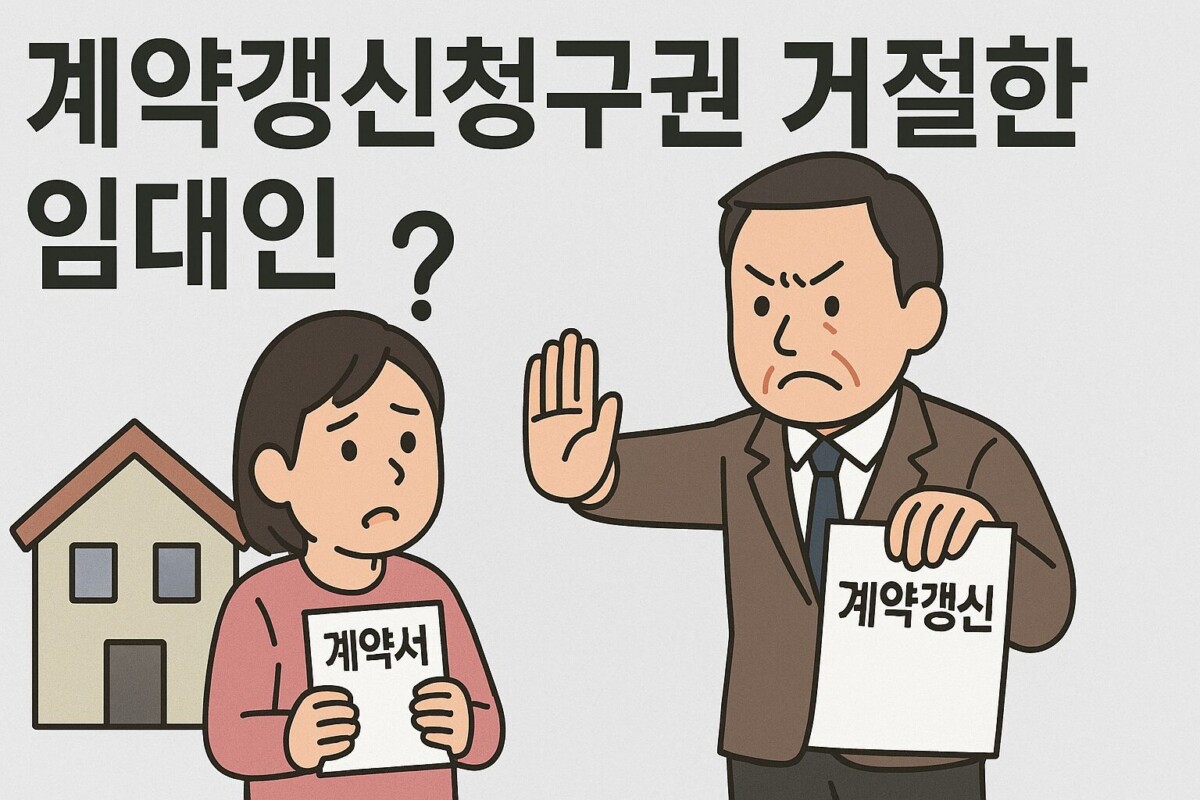 계약갱신청구권 거절 임대인 실거주 의무 위반 손해배상 청구 방법