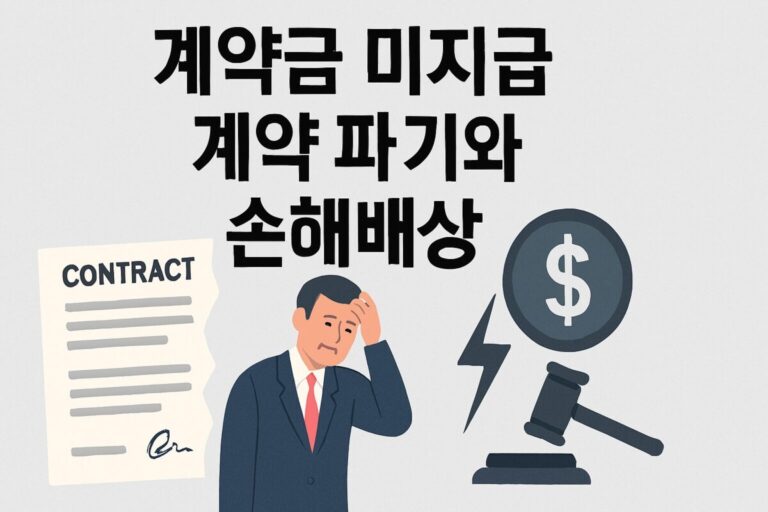 부동산 계약금 미지급 시 계약 해제? 계약금 미지급과 가계약금 분쟁 해결 방법