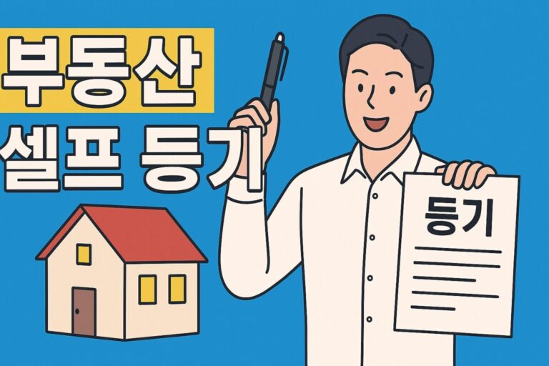 부동산 셀프 등기, 소유권 이전 등기, 필요 서류, 취득세 납부 방법