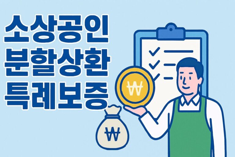 소상공인 분할상환 특례보증