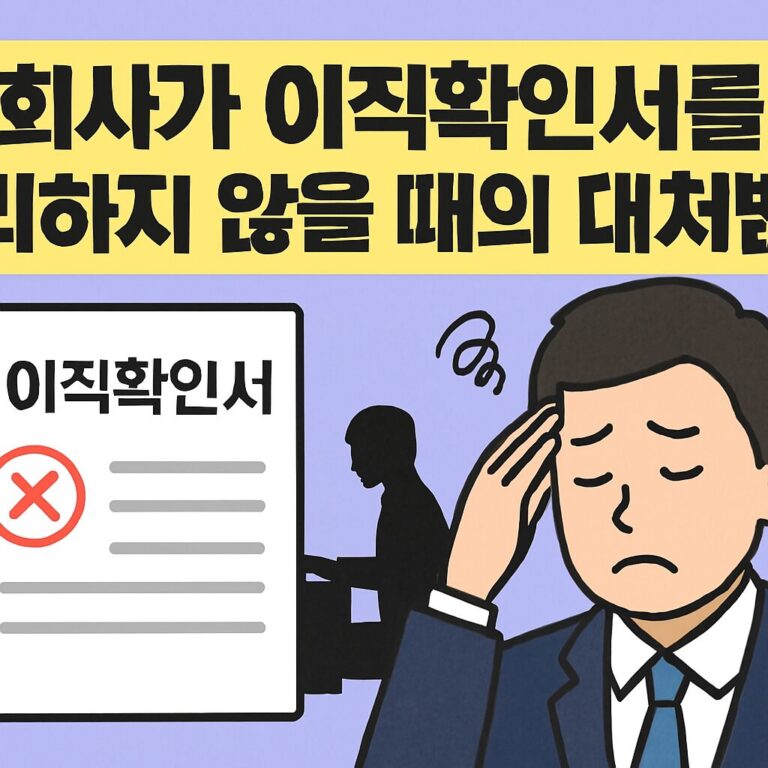 이직확인서, 발급 요청 방법, 처리 지연 시 대처법, 과태료 규정 총정리!