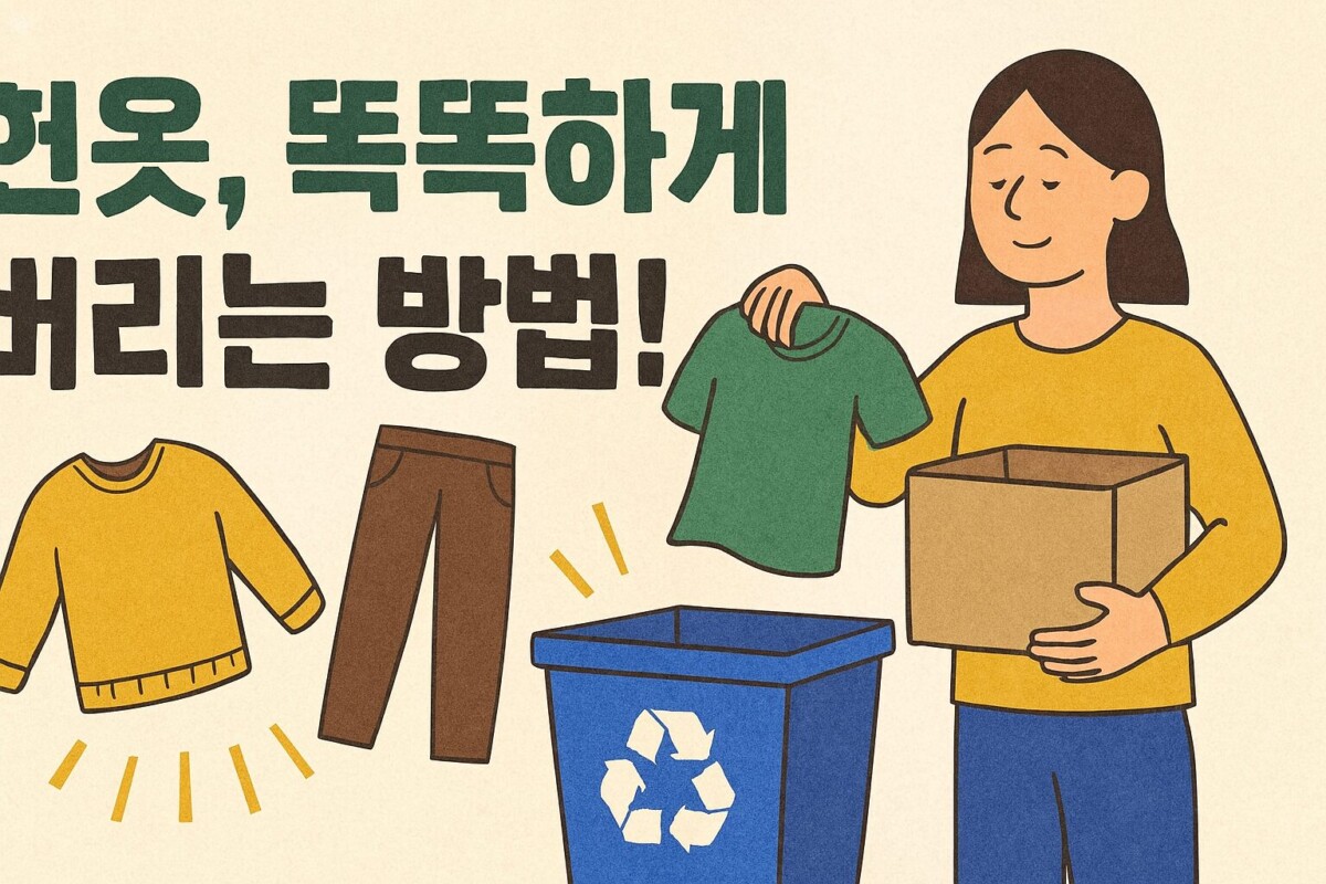 헌옷 수거함 속옷,양말,이불 넣어도 될까?! 헌옷, 똑똑하게 버리는 방법!