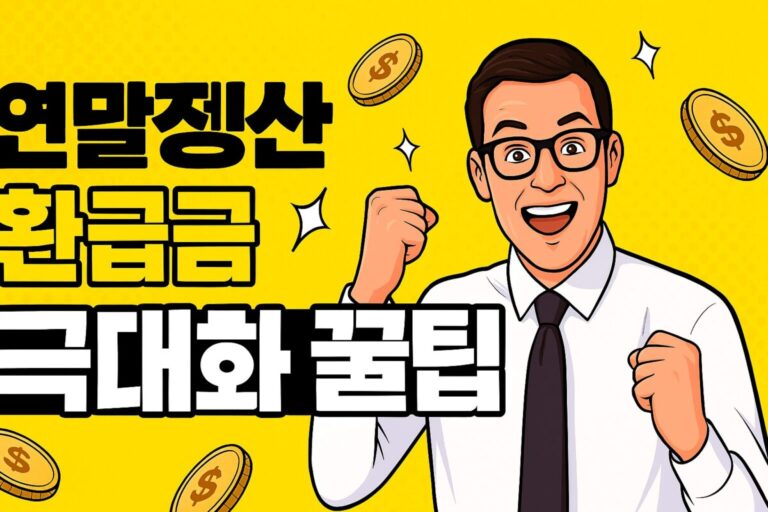 직장인이라면 꼭 챙겨야 할 2025년 연말정산 환급금 극대화 꿀팁