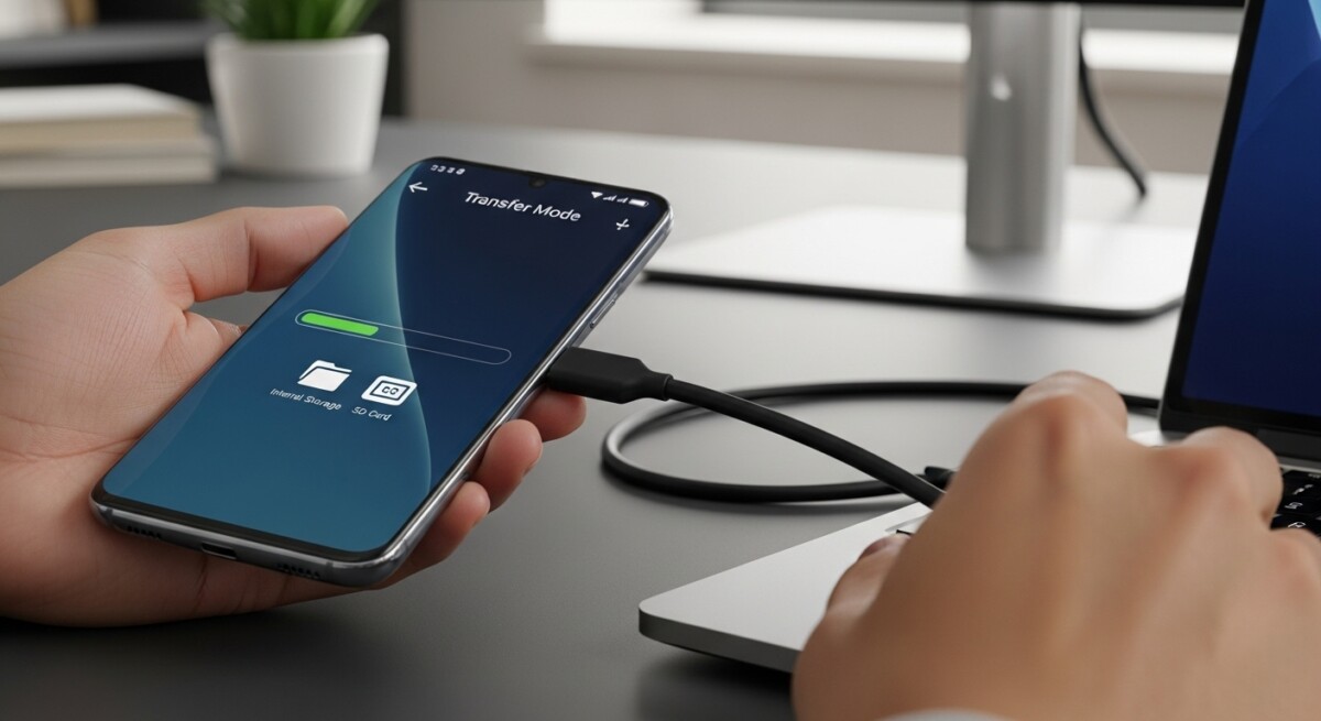 갤럭시 스마트폰 USB 연결