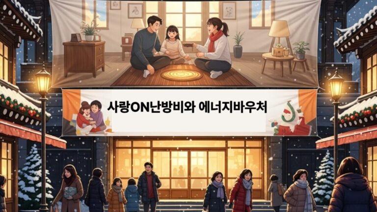 난방비 지원 에너지바우처 사랑ON 신청방법 자격조건 중복지원 다 알려드림