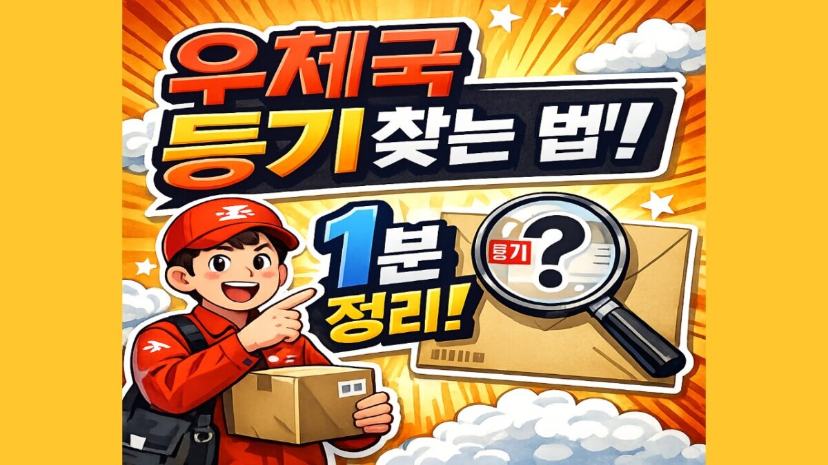 우체국 등기 찾는 법 총정리! 영업시간 및 본인·대리 수령 서류 안내