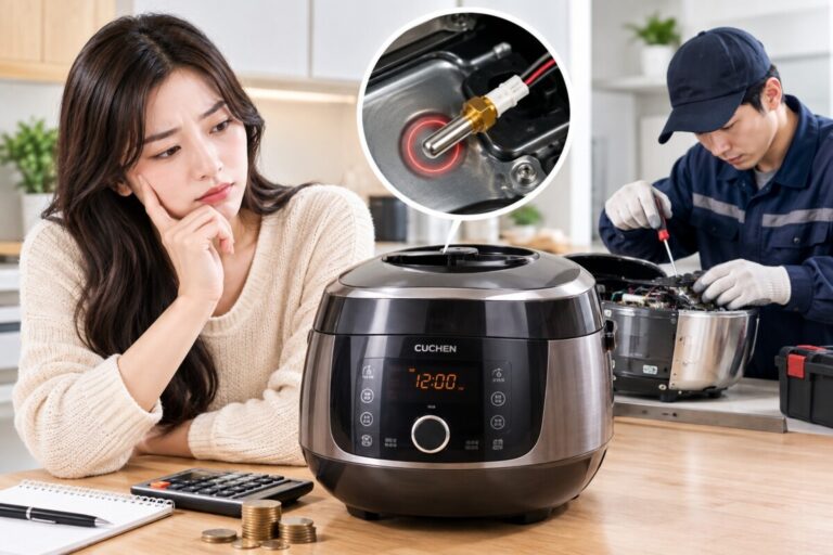 쿠첸 밥솥 온도센서 고장 수리비는
